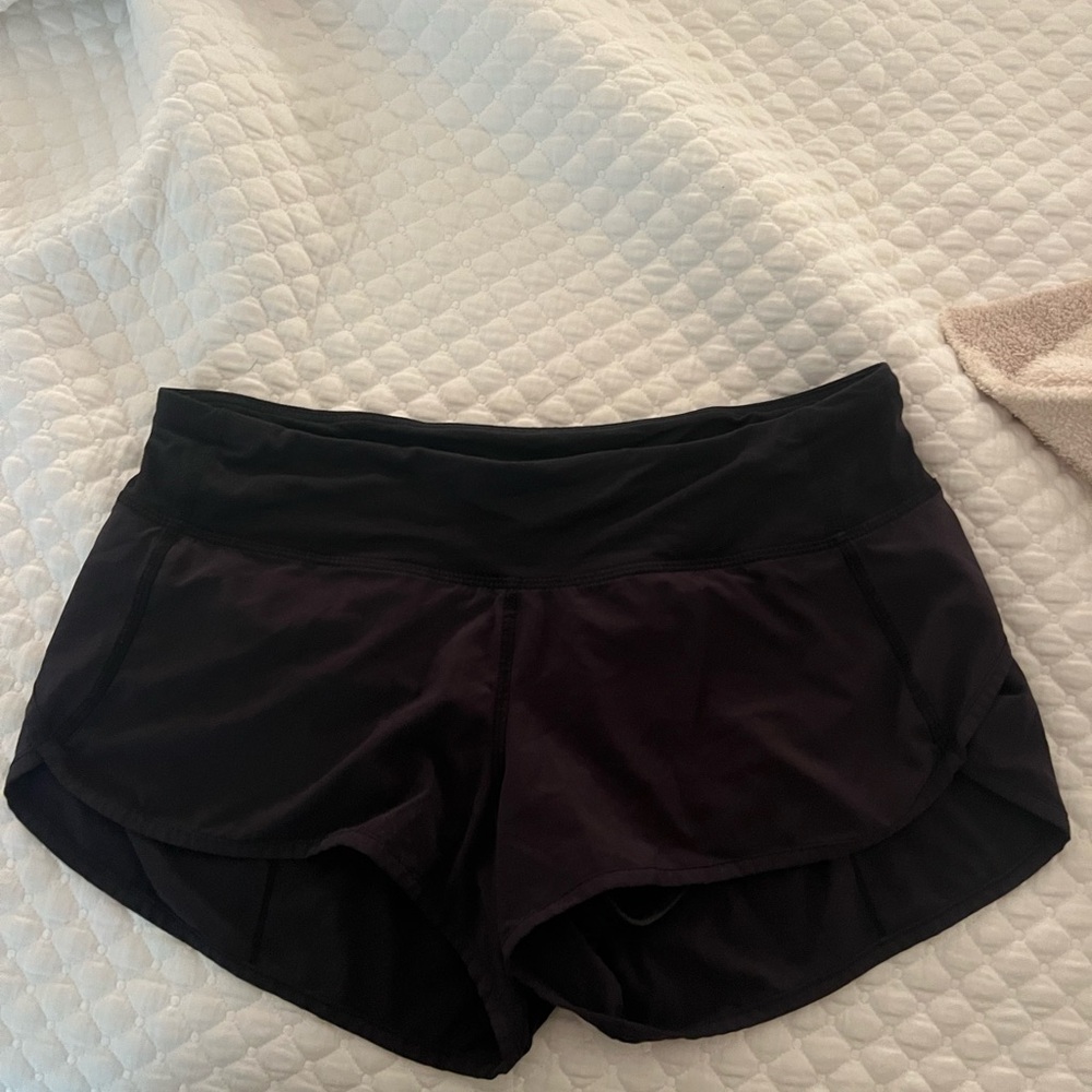 Lululemon Athletica Black Athletic Shorts